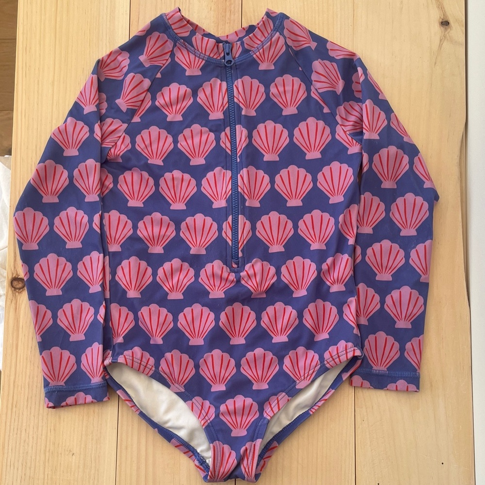 Hanna Andersson long sleeve girls bathing suit